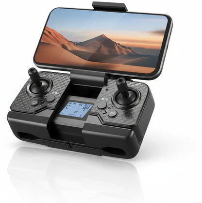 ERHIndia C18 Drone with Dual HD Camera, Matte Black Foldable Quadcopter Drone