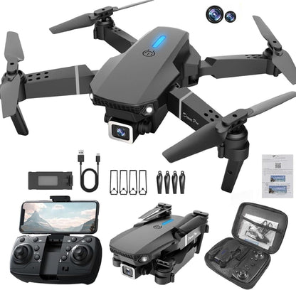 E88 Pro Max 4K WiFi FPV Drone with Brushless Motor & Foldable Arms drone Drone