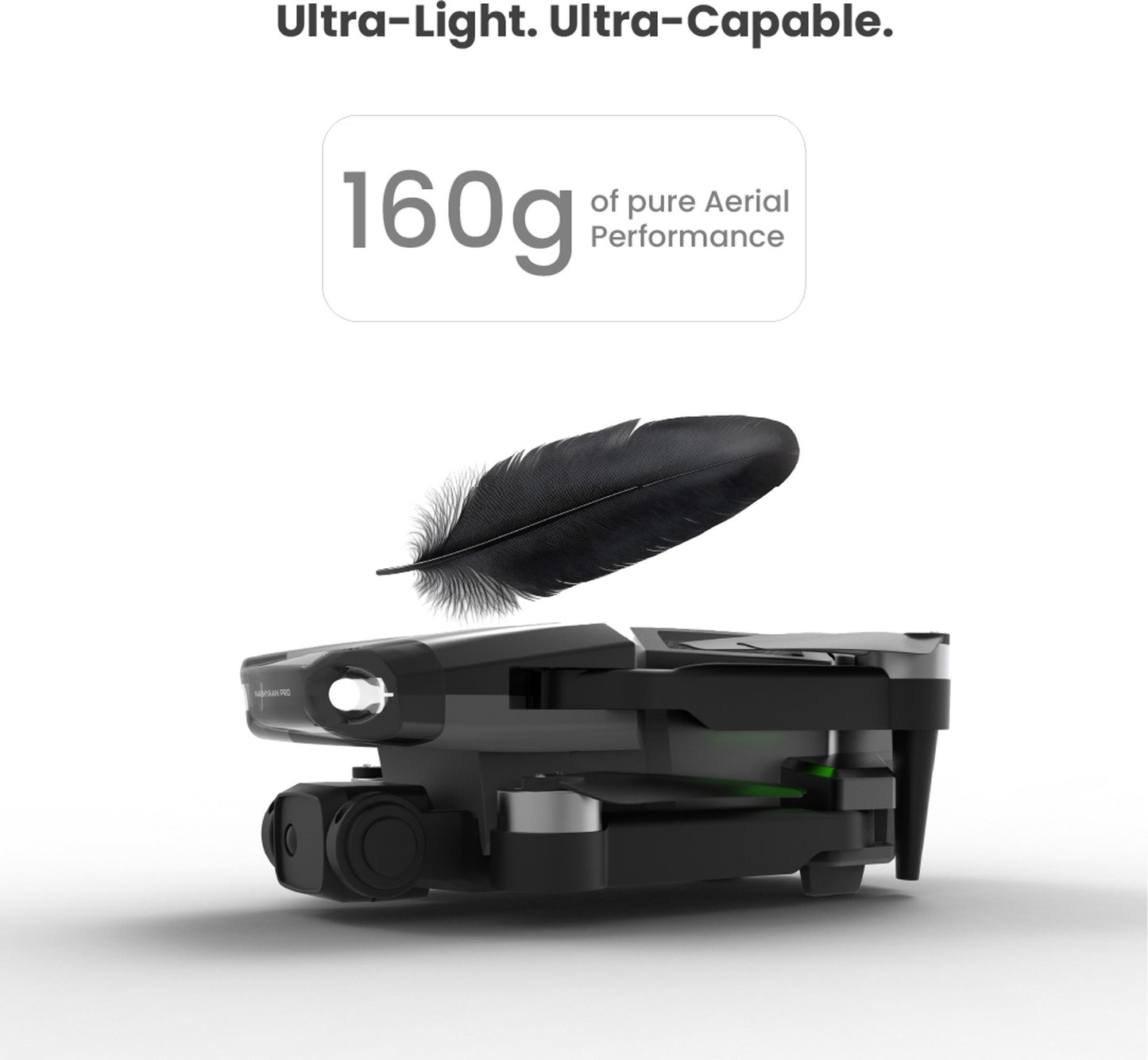 Electrobotic NABHYAN PRO Drone 1080 WHITE | WiFi HD 1080P + 720 P FPV Dual Camera Drone Drone