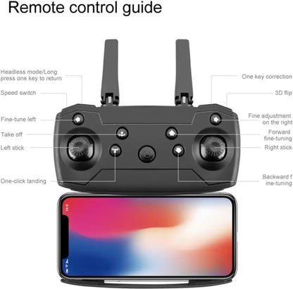 E88 Pro Max 4K WiFi FPV Drone with Brushless Motor & Foldable Arms drone Drone