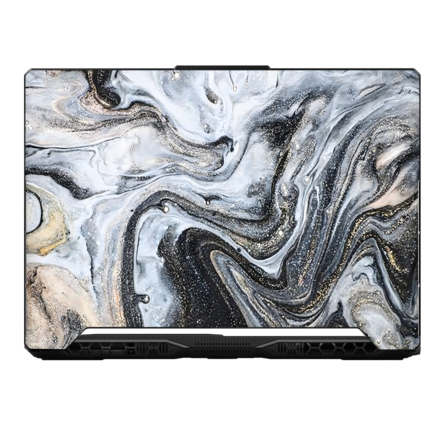 Black Water Color Laptop 6D Skin